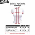 CAMISA SENSITIV SALM&Atilde;O FEMININA